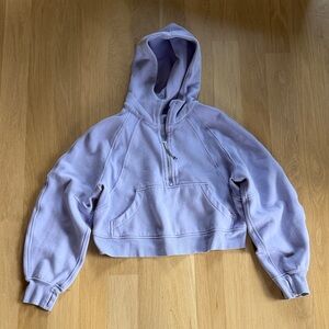 Lavender Hooded Women's Top